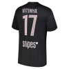 Jalkapallo Pelipaidat/Peliasut Paris Saint-Germain Vitinha 17 Jordan Neljäspelipaita 2025-26